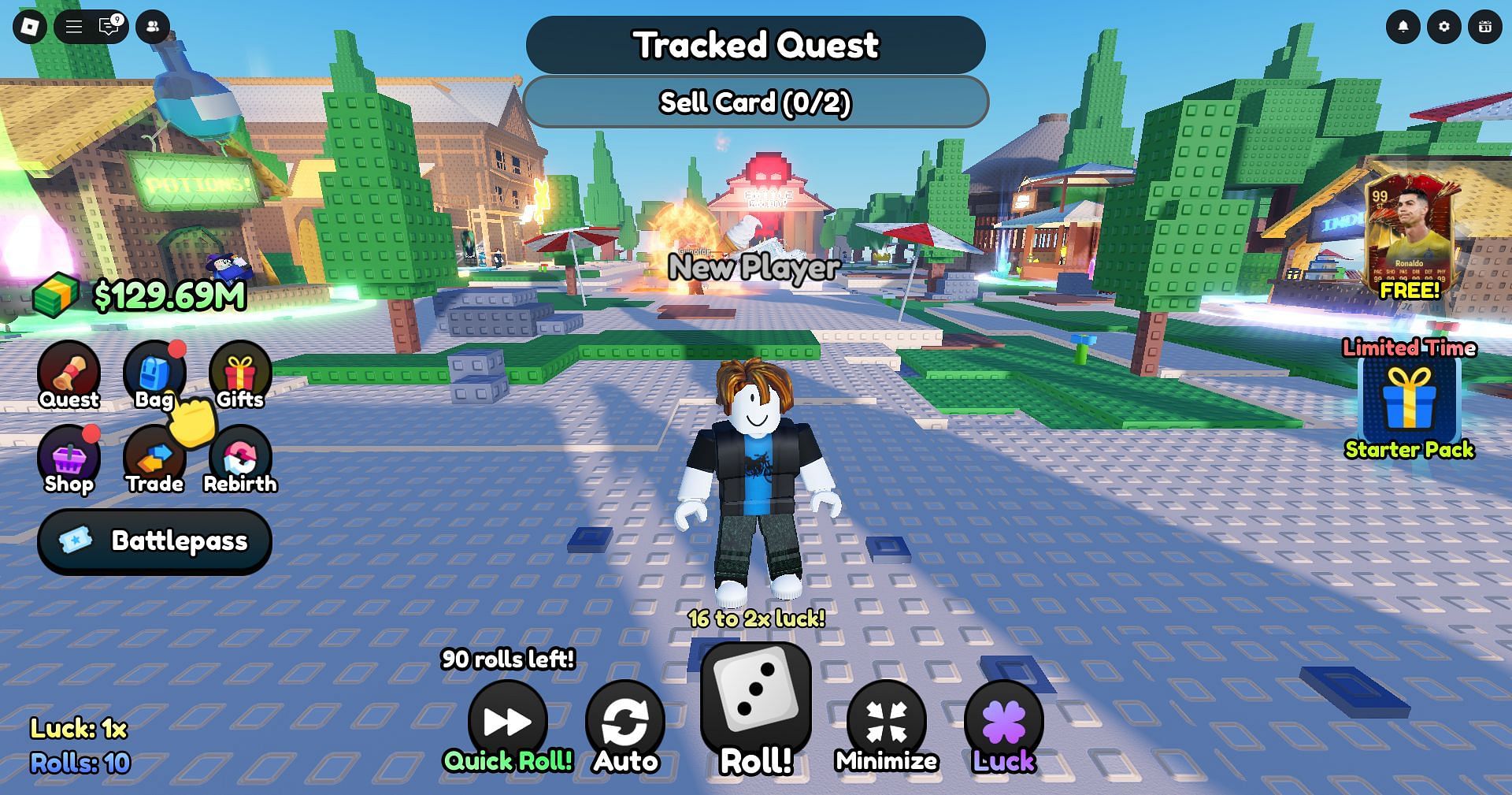 Claim your free rewards (Image via Roblox)